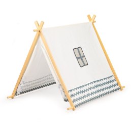 Namiot dla dzieci duży domek tipi wigwam drewniana konstrukcja