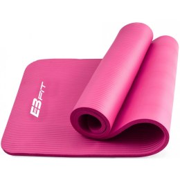 Mata fitness NBR antypoślizgowa różowa i torba Eb fit