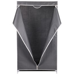 Szafa tekstylna garderoba ciemny szary 80x50x160cm